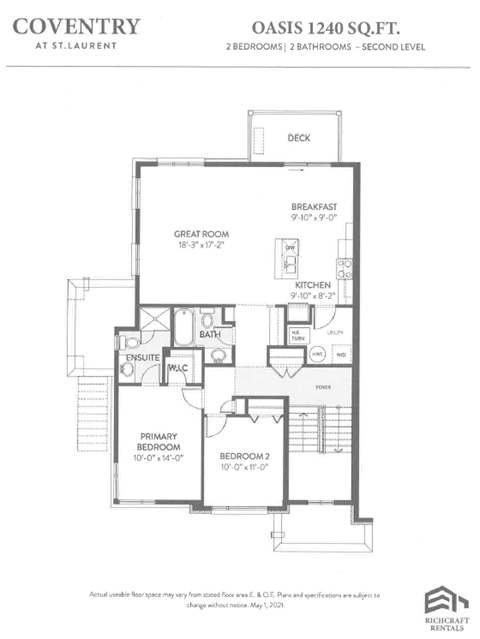 10-60 Stately Private - 745-755 Bernard Street 2 Beds Apartment, St. Laurent for Rent - Photo Gallery 14